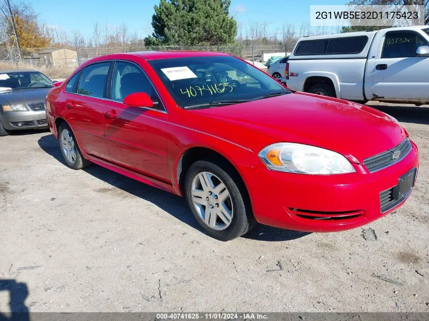 2013 Chevrolet Impala Lt VIN: 2G1WB5E32D1175423 Lot: 40741625