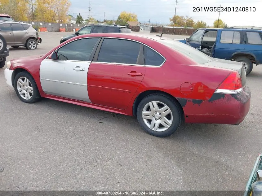 2G1WG5E34D1240810 2013 Chevrolet Impala Lt