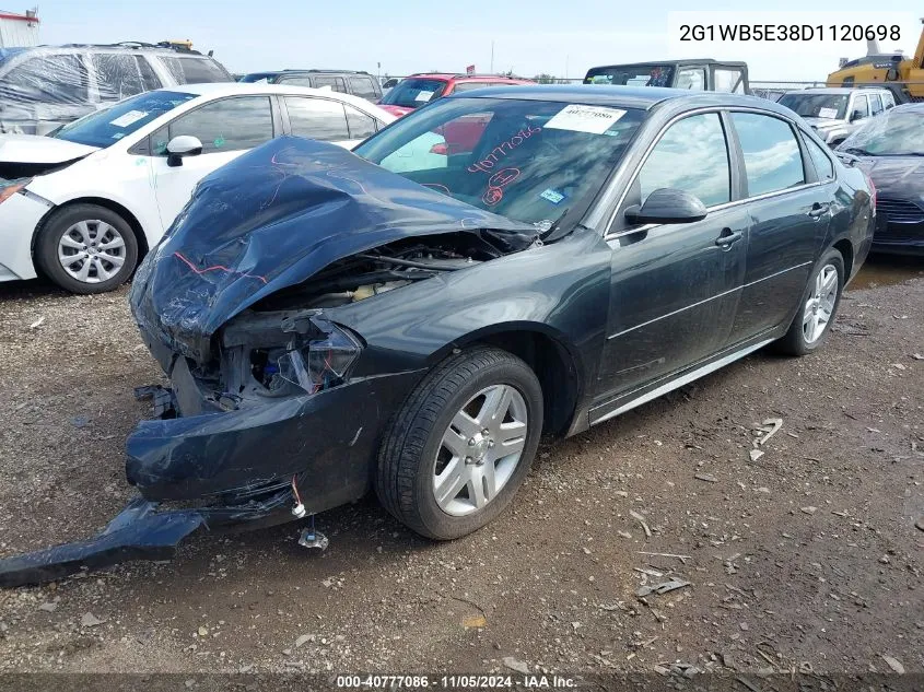 2G1WB5E38D1120698 2013 Chevrolet Impala Lt