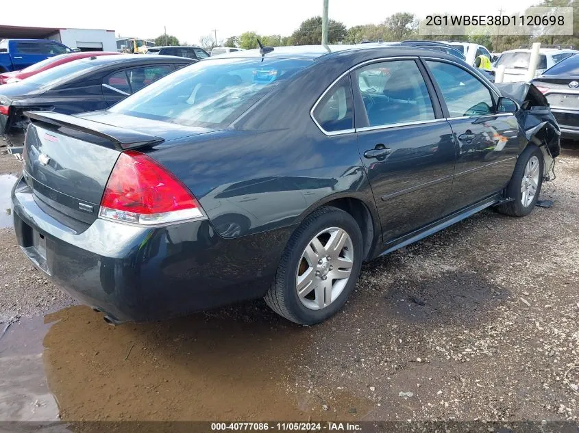 2G1WB5E38D1120698 2013 Chevrolet Impala Lt