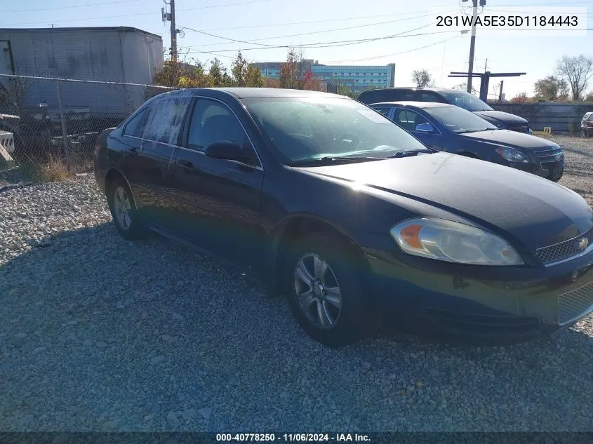 2013 Chevrolet Impala Ls VIN: 2G1WA5E35D1184443 Lot: 40778250