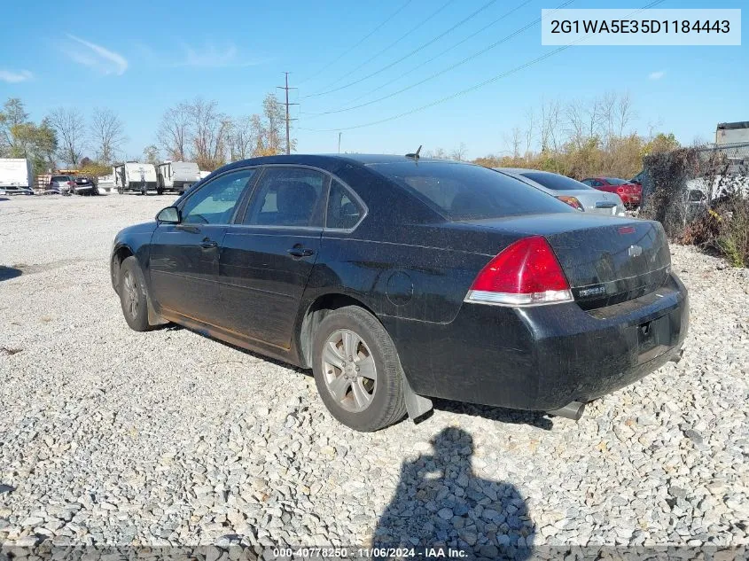 2013 Chevrolet Impala Ls VIN: 2G1WA5E35D1184443 Lot: 40778250