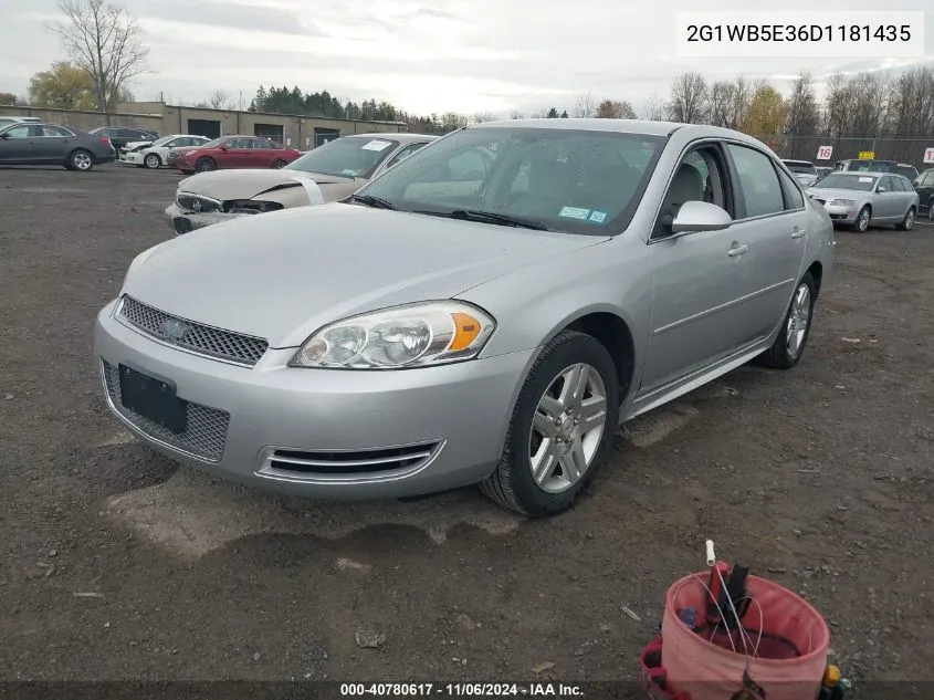 2013 Chevrolet Impala Lt VIN: 2G1WB5E36D1181435 Lot: 40780617