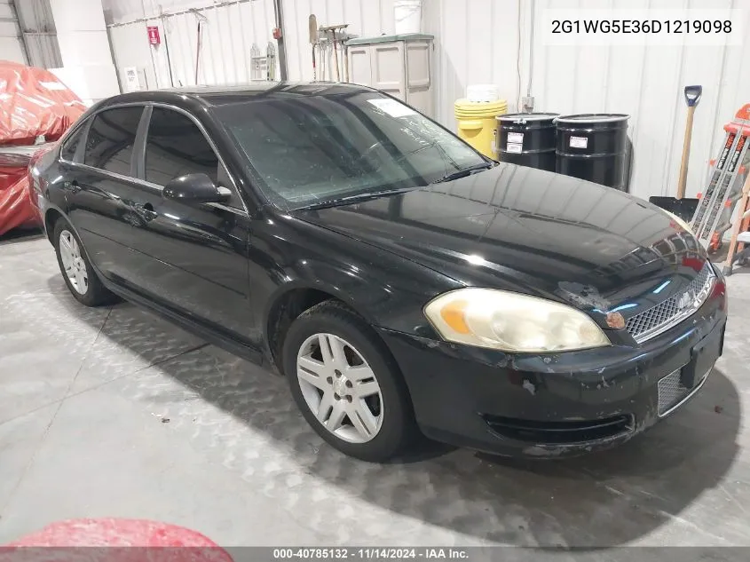 2013 Chevrolet Impala Lt VIN: 2G1WG5E36D1219098 Lot: 40785132