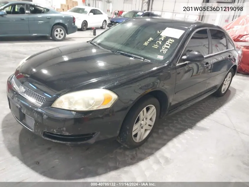 2013 Chevrolet Impala Lt VIN: 2G1WG5E36D1219098 Lot: 40785132