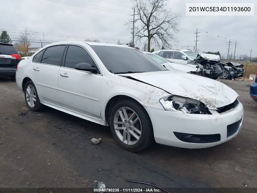 2013 Chevrolet Impala Ltz VIN: 2G1WC5E34D1193600 Lot: 40790235