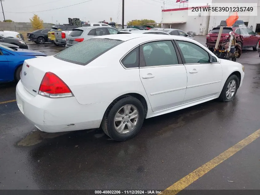 2013 Chevrolet Impala Ls VIN: 2G1WF5E39D1235749 Lot: 40802206