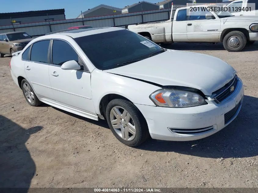 2013 Chevrolet Impala Lt VIN: 2G1WG5E38D1139401 Lot: 40814863