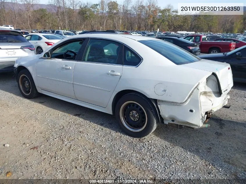 2013 Chevrolet Impala Police VIN: 2G1WD5E30D1263350 Lot: 40815401