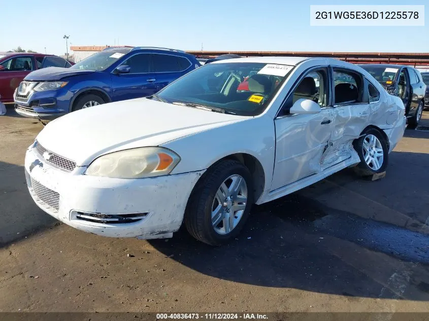 2013 Chevrolet Impala Lt VIN: 2G1WG5E36D1225578 Lot: 40836473