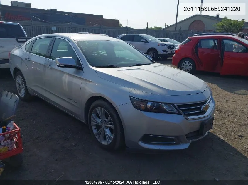 2G1115SL6E9241220 2014 Chevrolet Impala