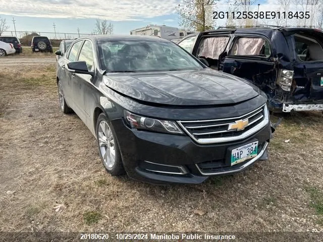 2014 Chevrolet Impala Lt V6 VIN: 2G1125S38E9118435 Lot: 20180620