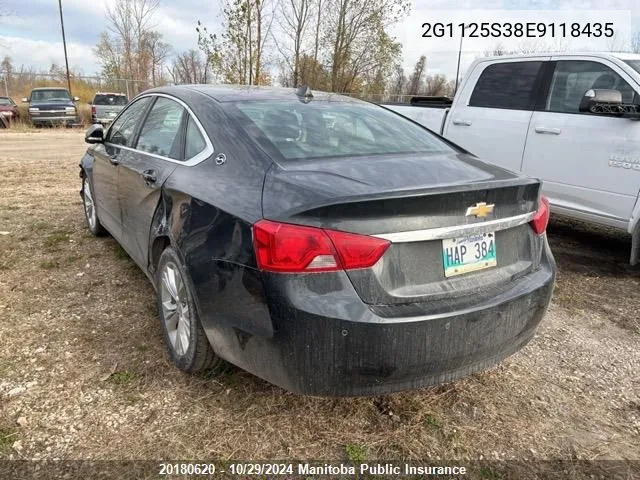 2014 Chevrolet Impala Lt V6 VIN: 2G1125S38E9118435 Lot: 20180620