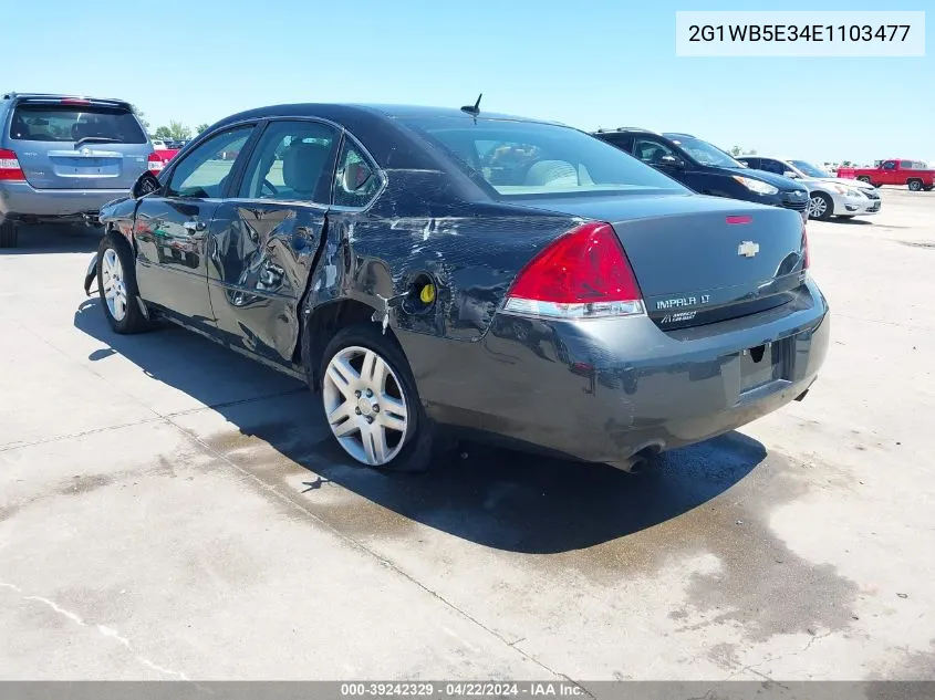 2014 Chevrolet Impala Limited Lt VIN: 2G1WB5E34E1103477 Lot: 39242329