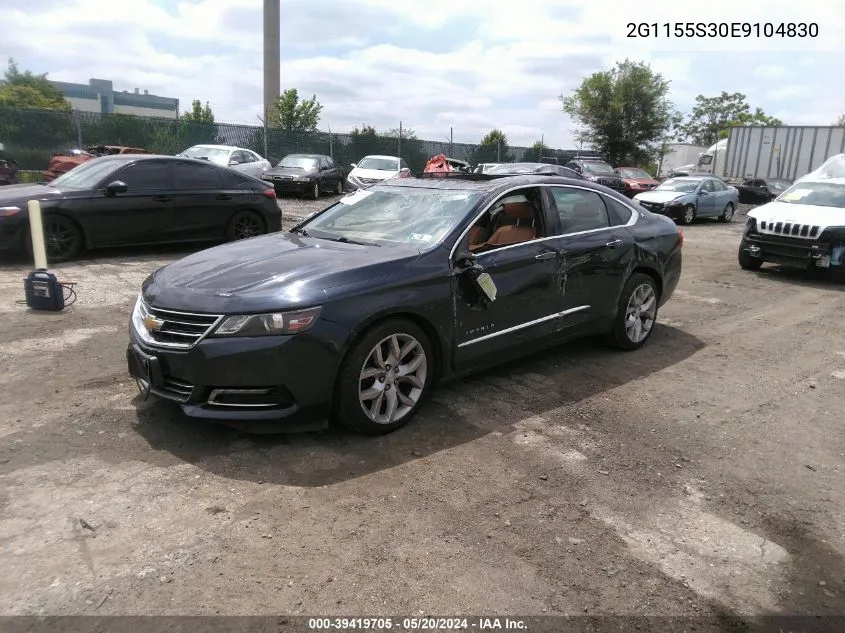 2014 Chevrolet Impala 2Lz VIN: 2G1155S30E9104830 Lot: 39419705