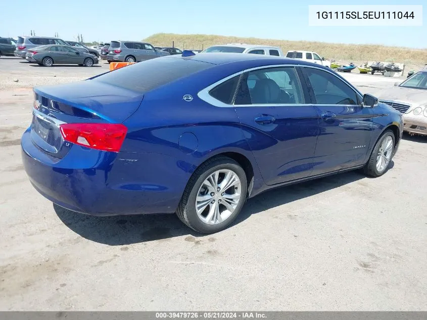 2014 Chevrolet Impala 1Lt VIN: 1G1115SL5EU111044 Lot: 39479726