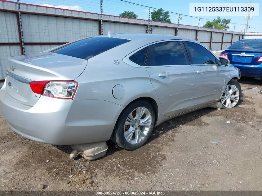 1G1125S37EU113309 2014 Chevrolet Impala 2Lt