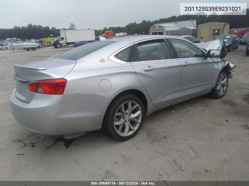 2G1125S39E9231021 2014 Chevrolet Impala 2Lt