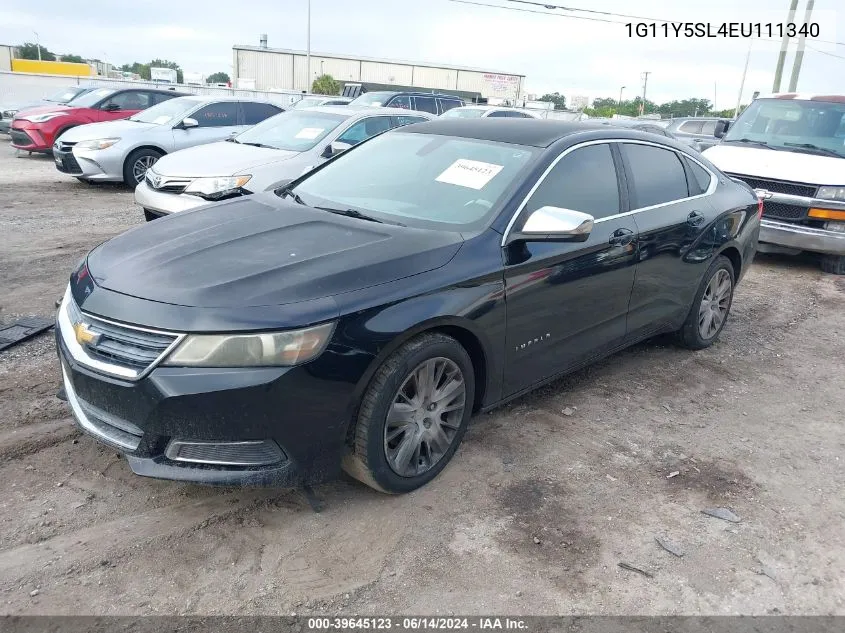 1G11Y5SL4EU111340 2014 Chevrolet Impala 1Ls