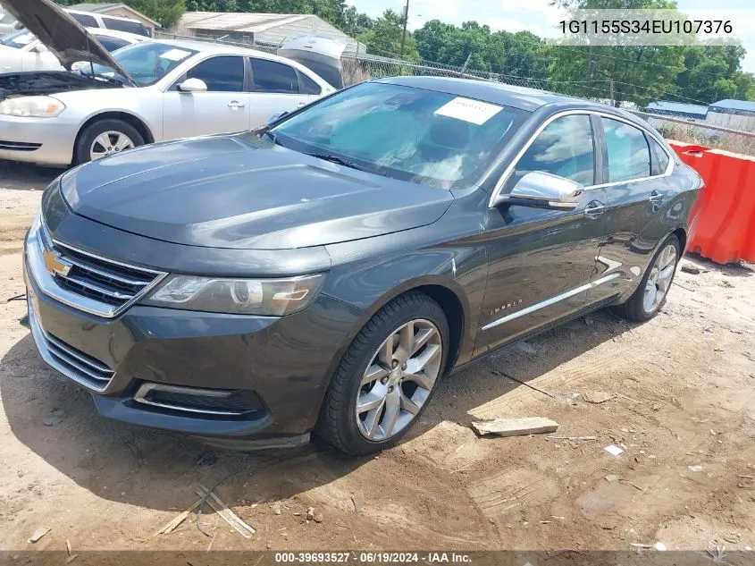 2014 Chevrolet Impala 2Lz VIN: 1G1155S34EU107376 Lot: 39693527