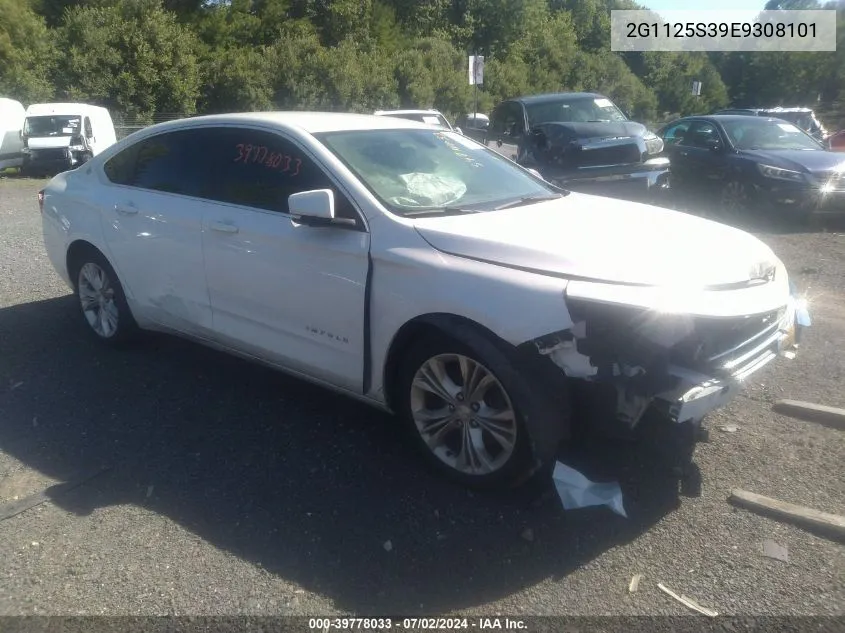 2014 Chevrolet Impala 2Lt VIN: 2G1125S39E9308101 Lot: 39778033