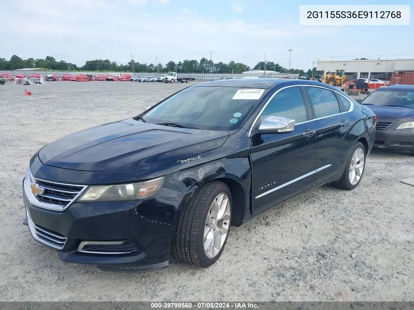 2014 Chevrolet Impala 2Lz VIN: 2G1155S36E9112768 Lot: 39799560