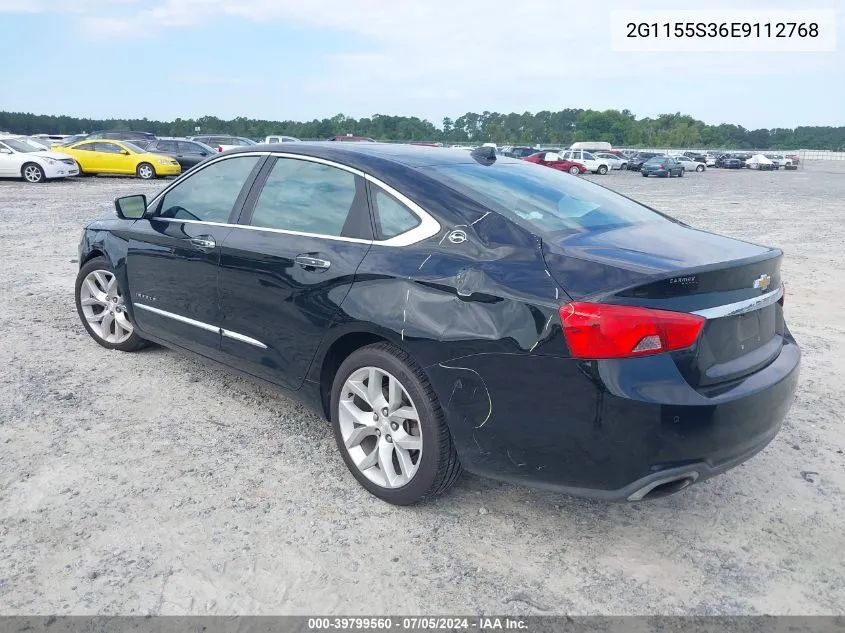 2014 Chevrolet Impala 2Lz VIN: 2G1155S36E9112768 Lot: 39799560