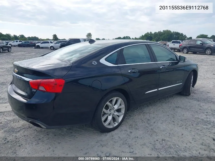 2014 Chevrolet Impala 2Lz VIN: 2G1155S36E9112768 Lot: 39799560