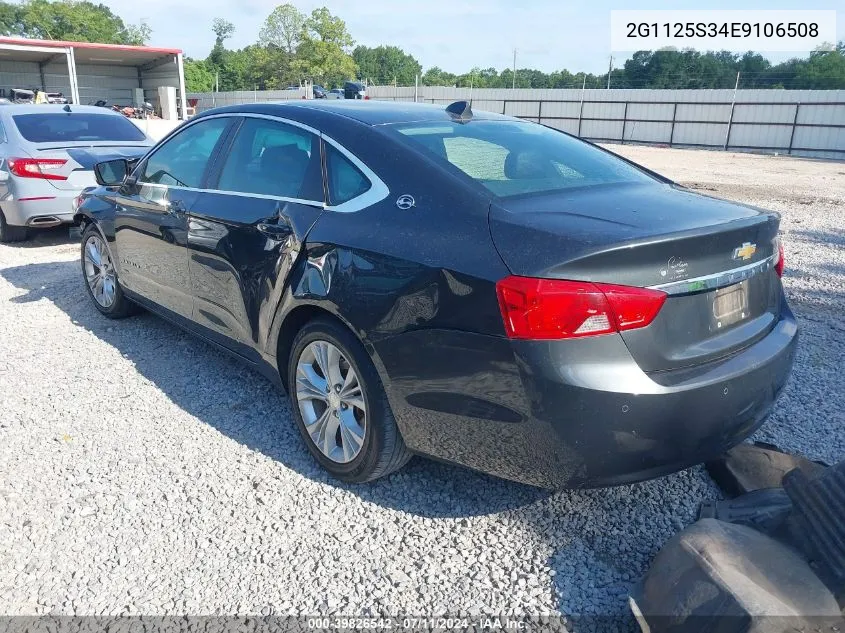 2G1125S34E9106508 2014 Chevrolet Impala 2Lt