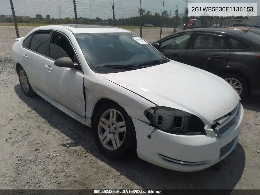 2G1WB5E30E1136153 2014 Chevrolet Impala Limited Lt