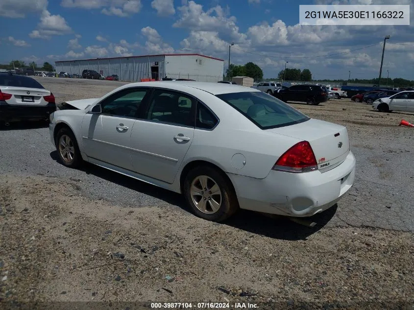 2G1WA5E30E1166322 2014 Chevrolet Impala Limited Ls