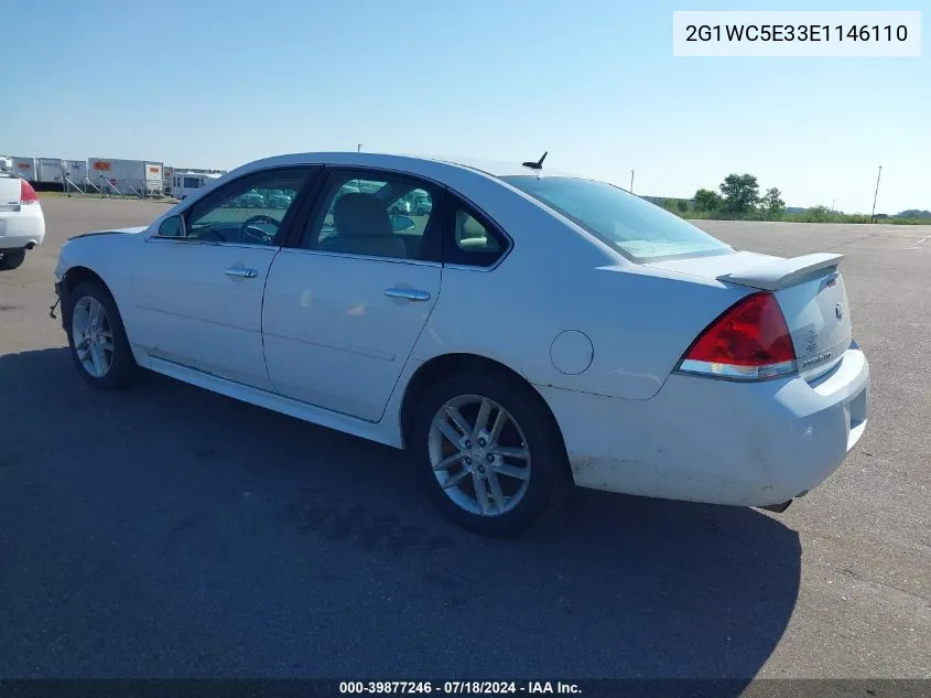 2014 Chevrolet Impala Limited Ltz VIN: 2G1WC5E33E1146110 Lot: 39877246