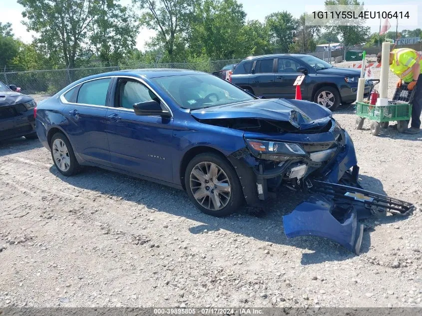 1G11Y5SL4EU106414 2014 Chevrolet Impala 1Ls