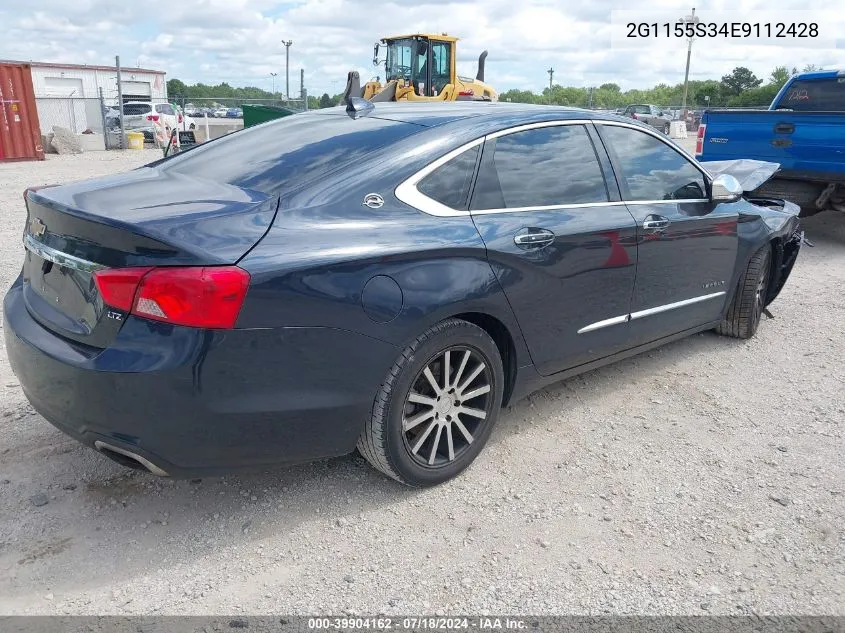 2014 Chevrolet Impala 2Lz VIN: 2G1155S34E9112428 Lot: 39904162