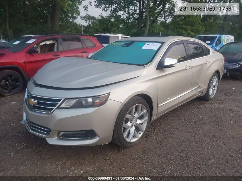 2014 Chevrolet Impala 2Lz VIN: 2G1155S30E9117531 Lot: 39969493