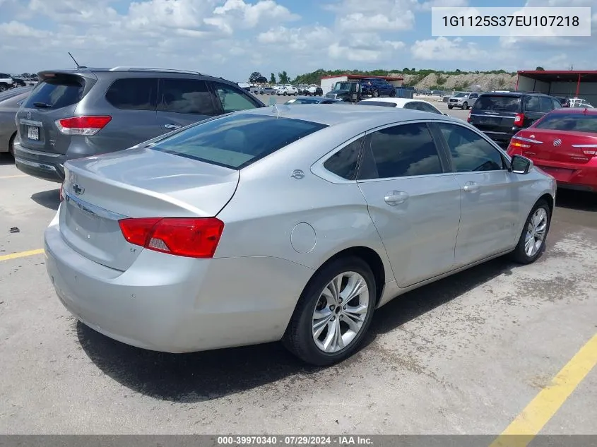 1G1125S37EU107218 2014 Chevrolet Impala 2Lt