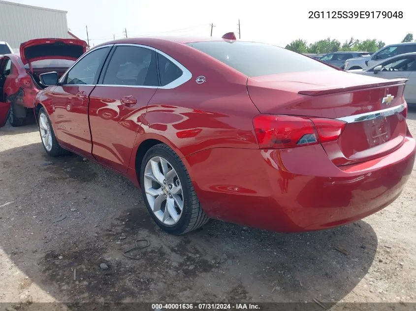 2014 Chevrolet Impala 2Lt VIN: 2G1125S39E9179048 Lot: 40001636