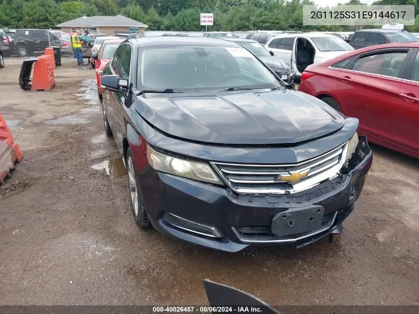 2G1125S31E9144617 2014 Chevrolet Impala 2Lt