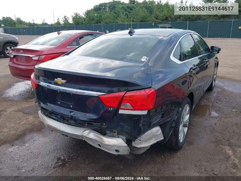 2G1125S31E9144617 2014 Chevrolet Impala 2Lt