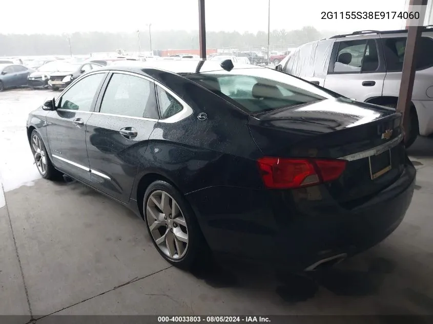 2014 Chevrolet Impala 2Lz VIN: 2G1155S38E9174060 Lot: 40033803