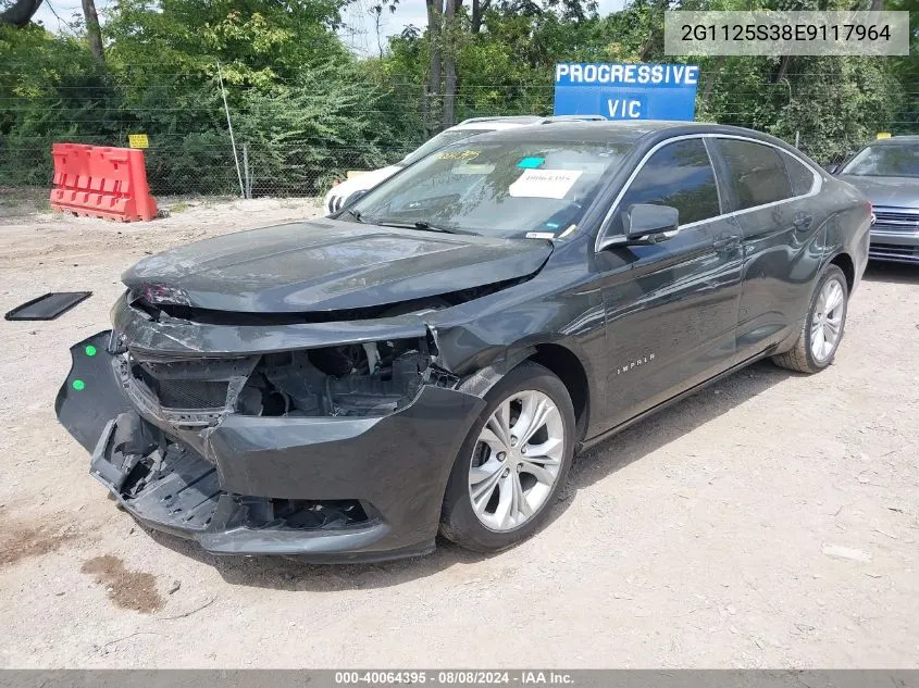 2014 Chevrolet Impala 2Lt VIN: 2G1125S38E9117964 Lot: 40064395