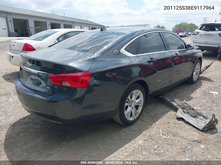 2014 Chevrolet Impala 2Lt VIN: 2G1125S38E9117964 Lot: 40064395