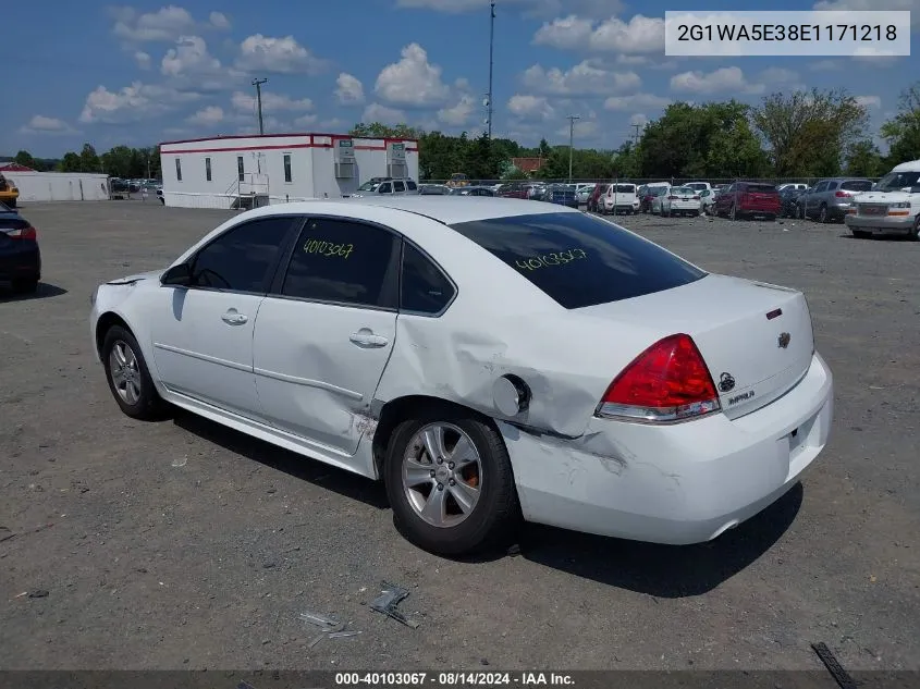 2G1WA5E38E1171218 2014 Chevrolet Impala Limited Ls