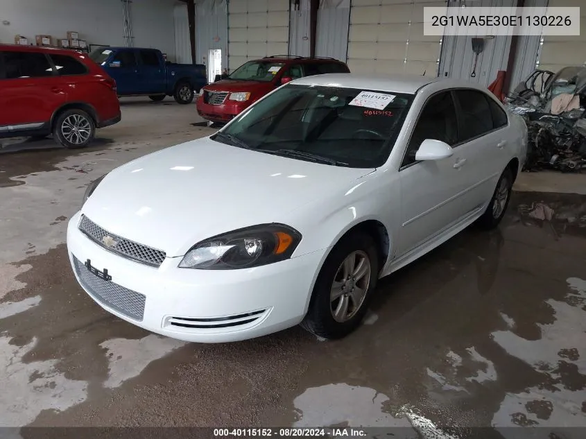 2014 Chevrolet Impala Limited Ls VIN: 2G1WA5E30E1130226 Lot: 40115152