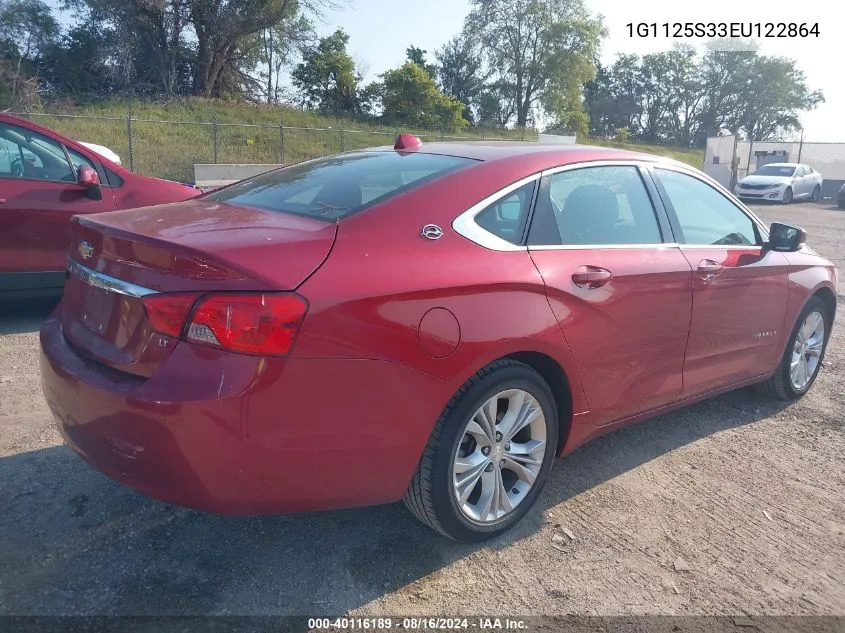 1G1125S33EU122864 2014 Chevrolet Impala 2Lt