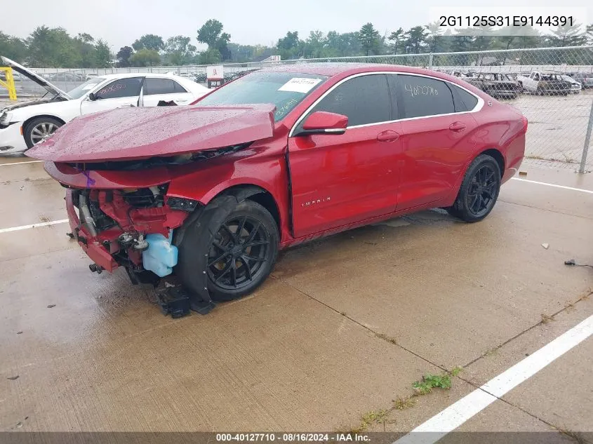 2G1125S31E9144391 2014 Chevrolet Impala 2Lt