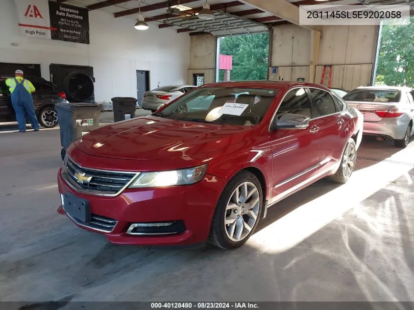 2G1145SL5E9202058 2014 Chevrolet Impala 1Lz