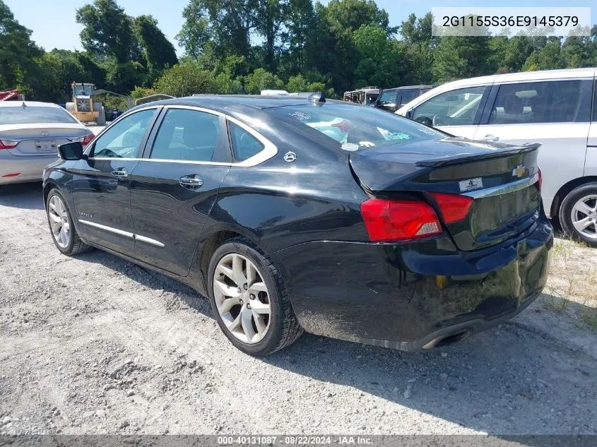 2014 Chevrolet Impala 2Lz VIN: 2G1155S36E9145379 Lot: 40131087