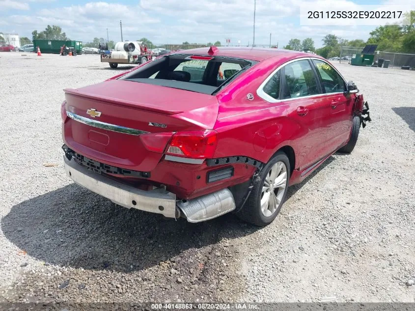 2014 Chevrolet Impala 2Lt VIN: 2G1125S32E9202217 Lot: 40148863