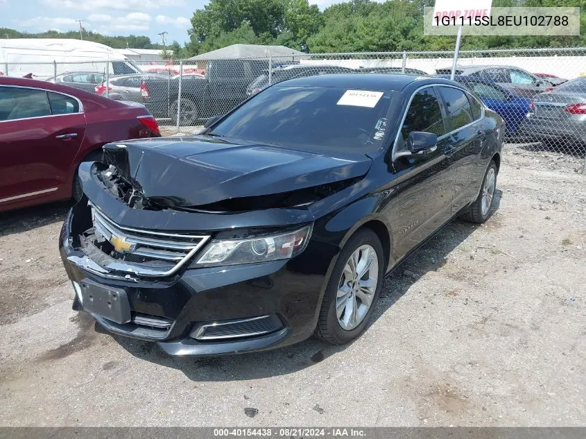 2014 Chevrolet Impala Lt VIN: 1G1115SL8EU102788 Lot: 40154438